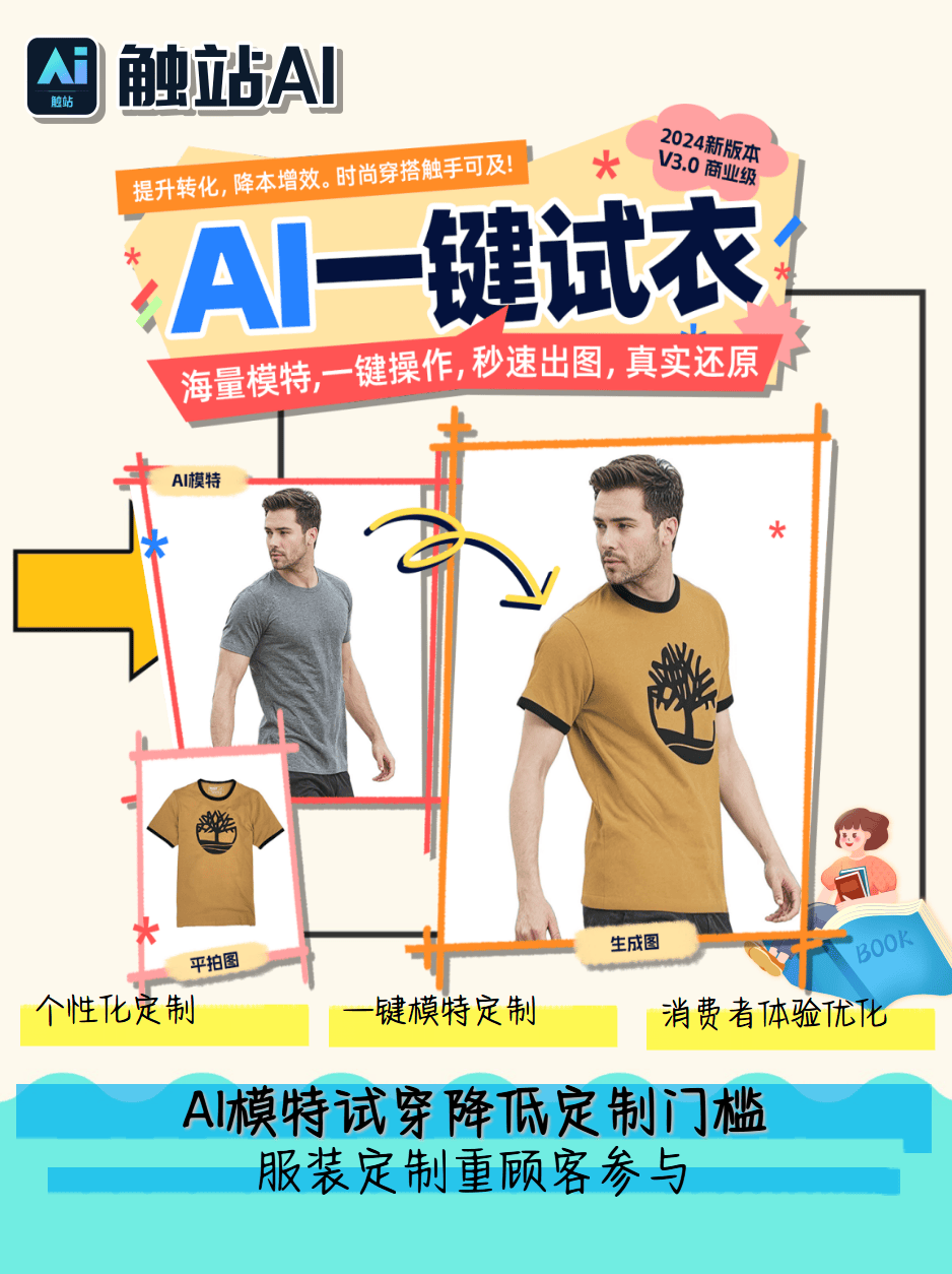 6个超好用的AI虚拟模特试穿工具