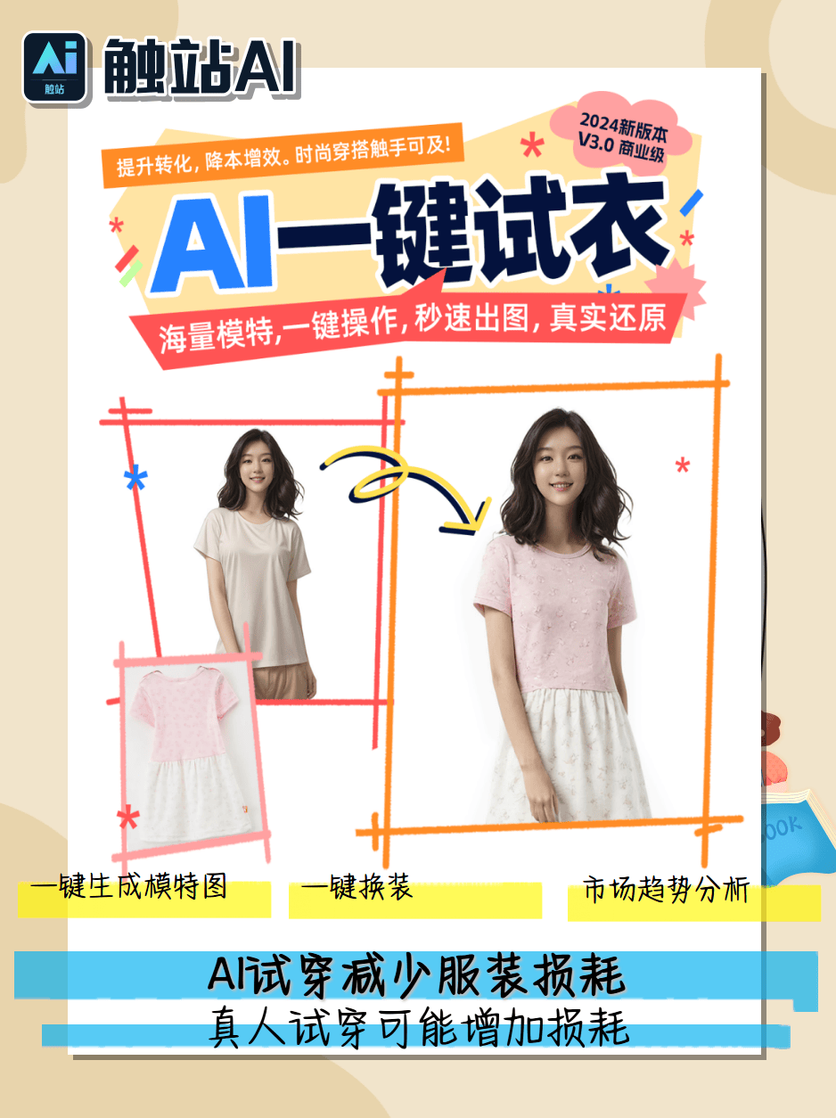 6个超好用的AI虚拟模特试穿工具