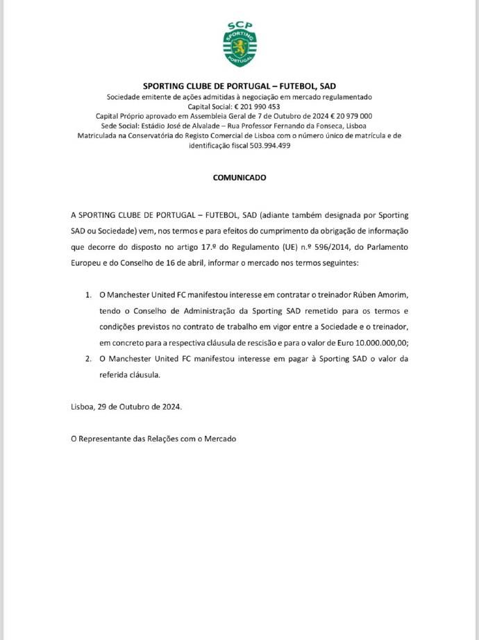 曝曼联任命葡萄牙体育主帅阿莫林为新帅，助理教练范尼预计负责一场比赛后将离开俱乐部