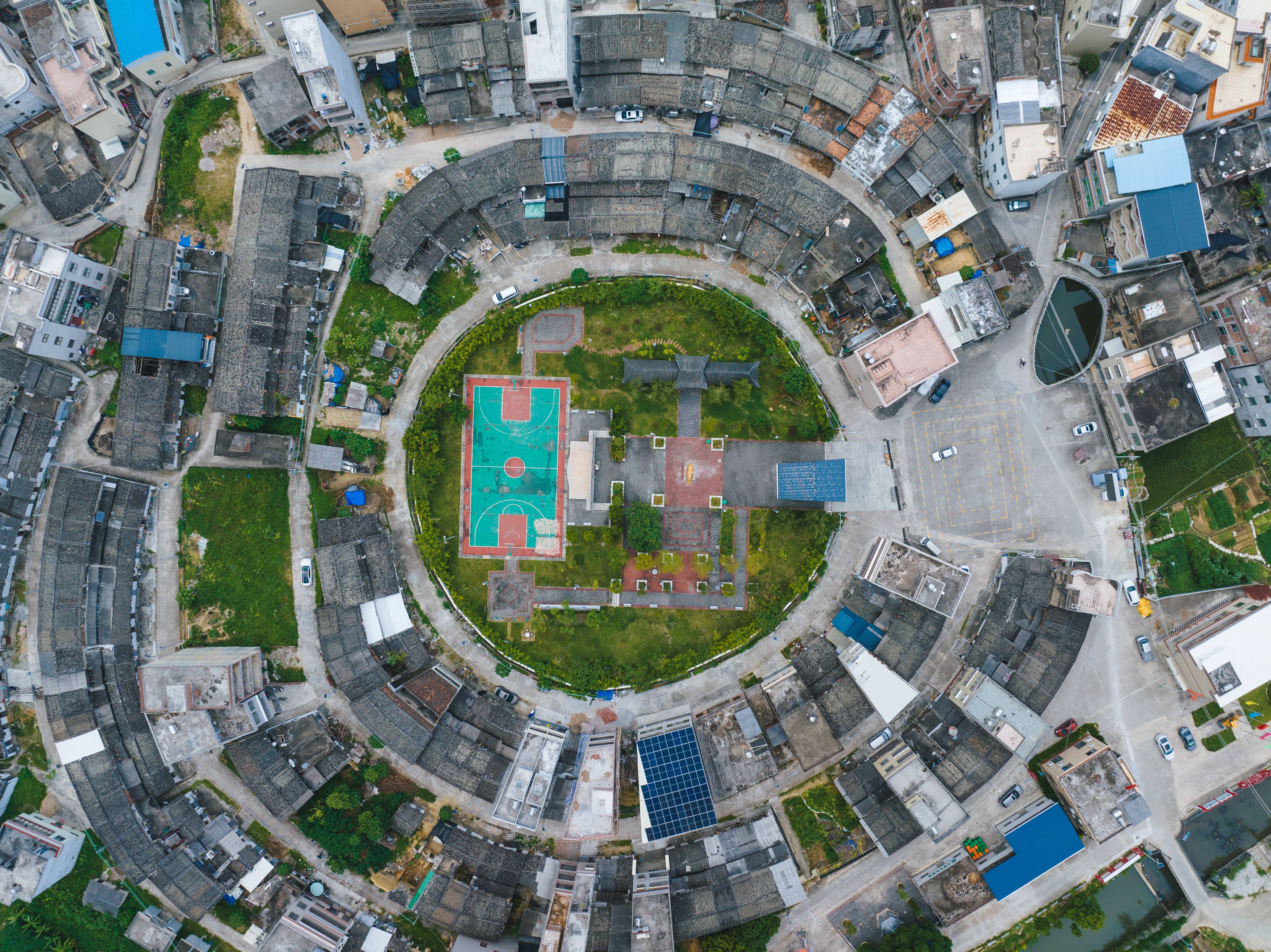 搜狐第十届（2024）中国无人机影像大赛最佳航拍（组图）：土楼变迁