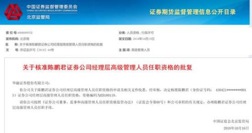 华融证券董事长(华融证券董事长陈)