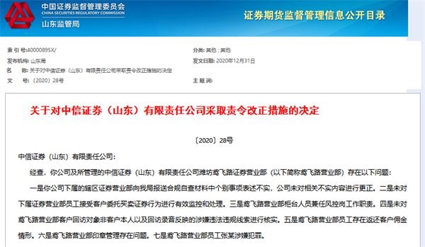 证券公司处罚(证券公司处罚员工方式有哪些)