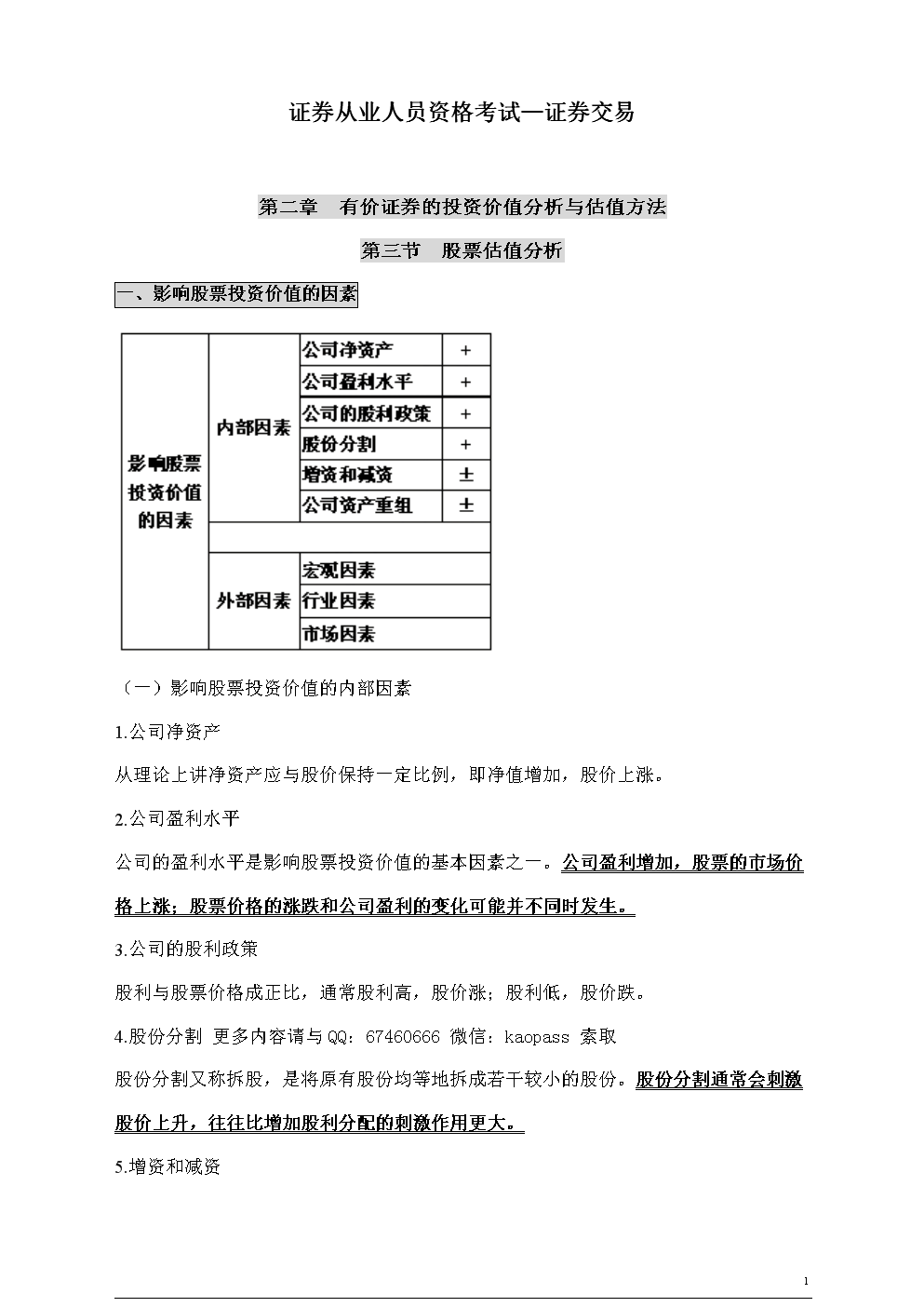 证券从业考试重点(证券从业考试重点章节知识点)